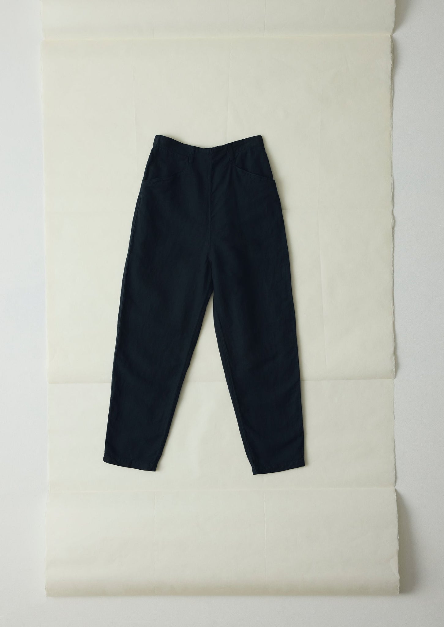 Alix Cotton Linen Trousers | Slate Navy