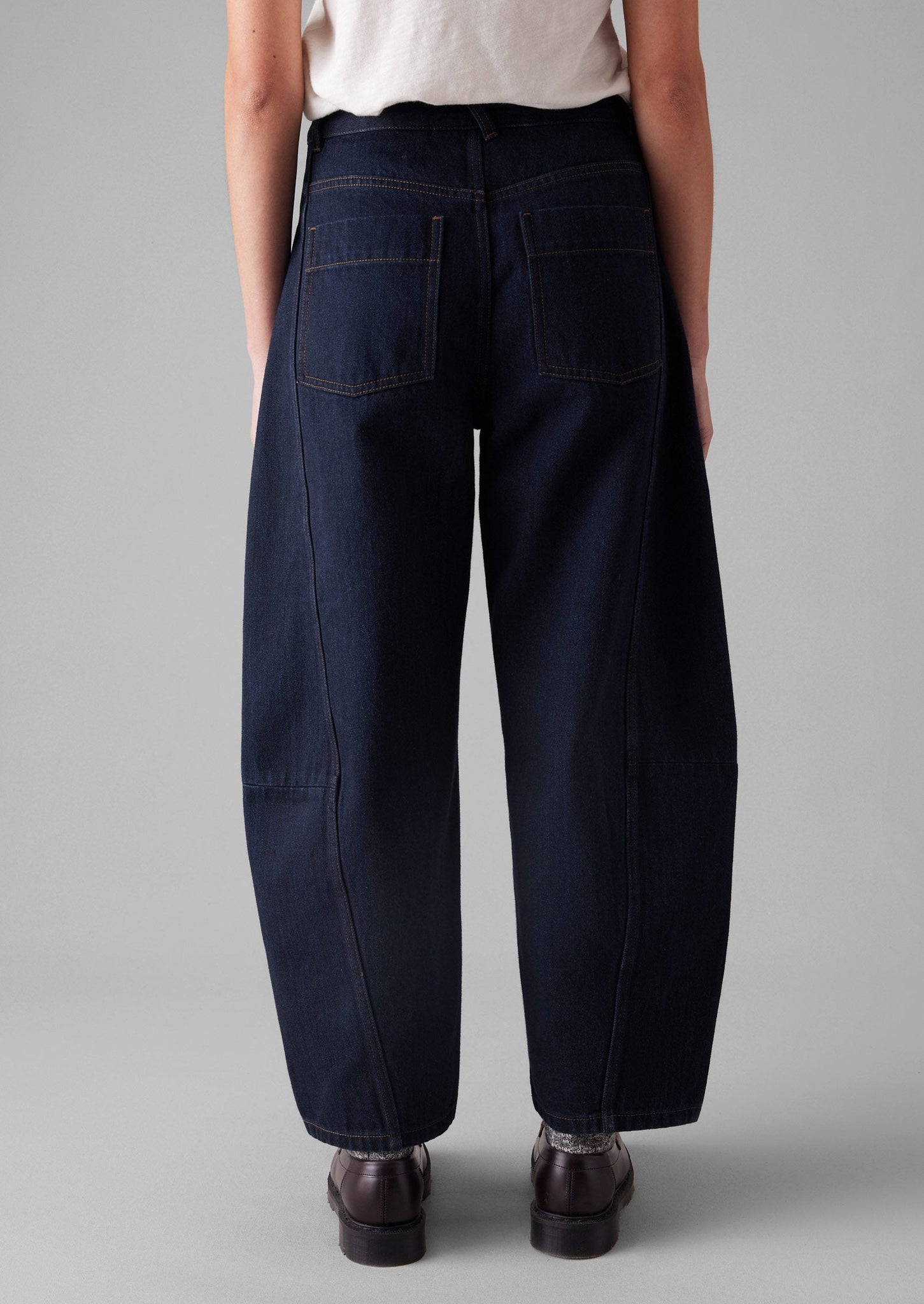 Twisted Seam Japanese Denim Trousers | Indigo