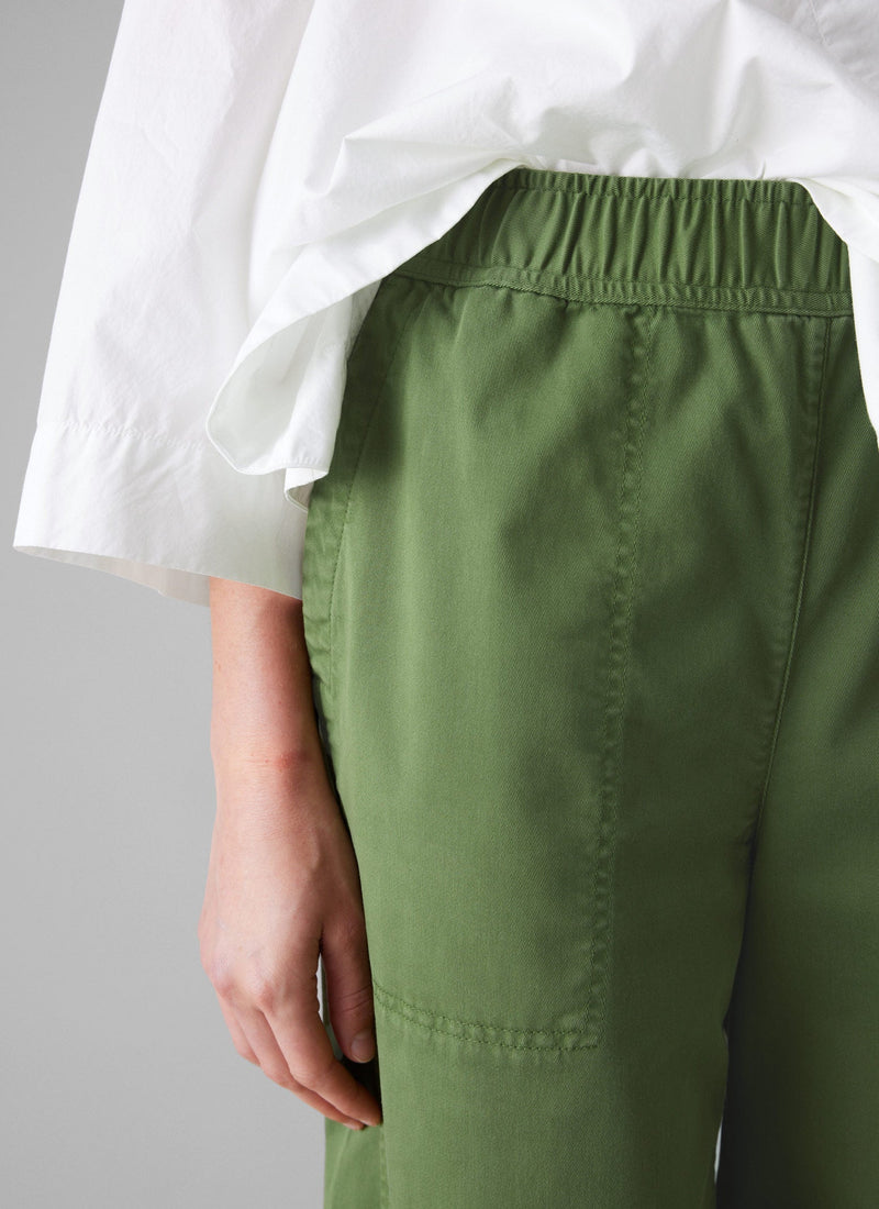 Cotton Twill Pull On Trousers | Propagator Green
