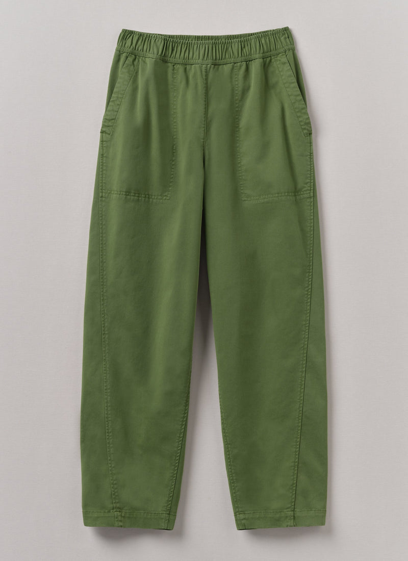 Cotton Twill Pull On Trousers | Propagator Green
