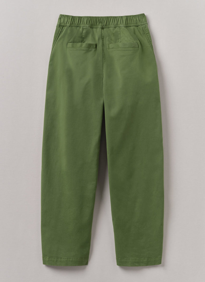 Cotton Twill Pull On Trousers | Propagator Green