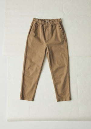 Gabi Cotton Pull On Trousers | Ash Brown