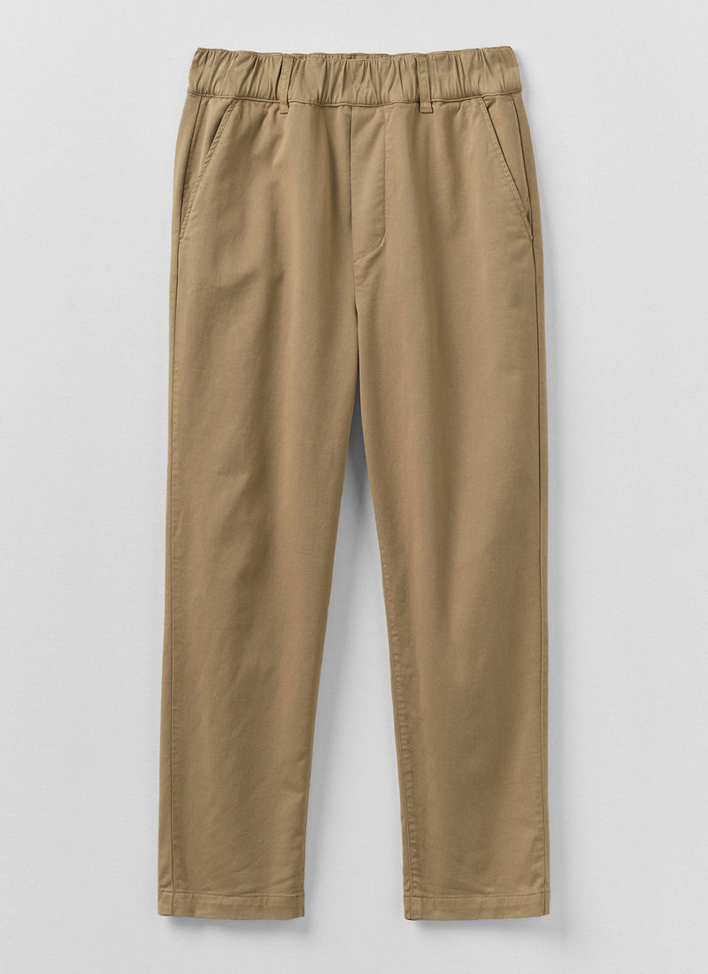 Gabi Cotton Pull On Trousers | Ash Brown