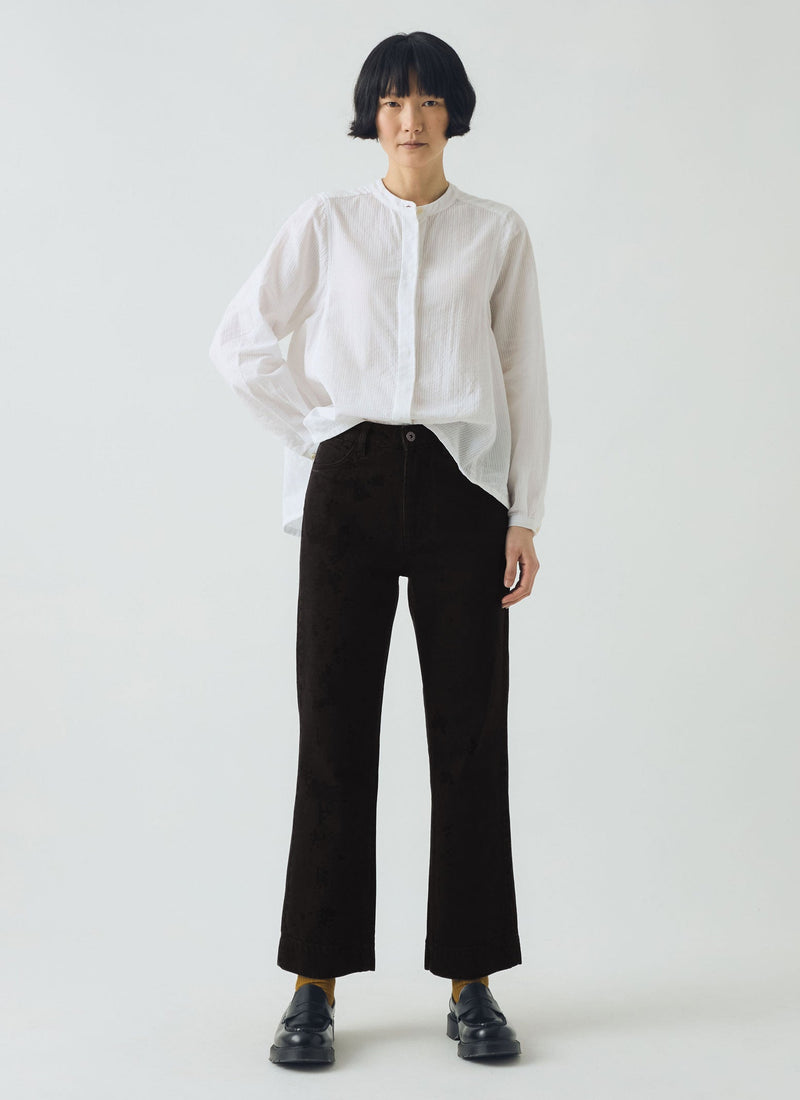 Denim Slim Trousers | Carbon Black