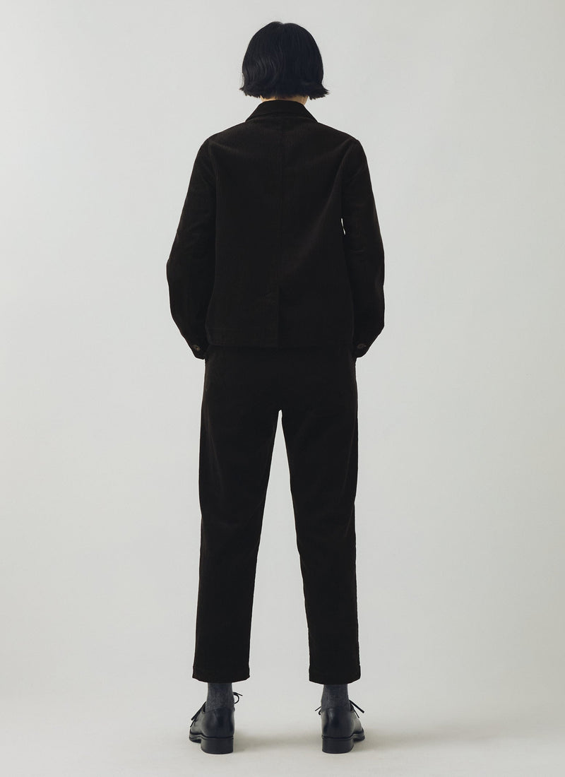 Gabi Cord Pull On Trousers | Anthracite
