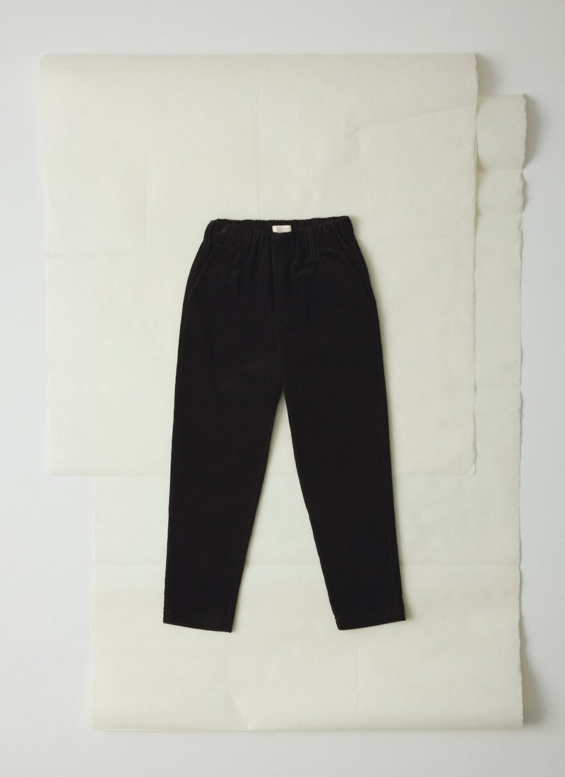 Gabi Cord Pull On Trousers | Anthracite