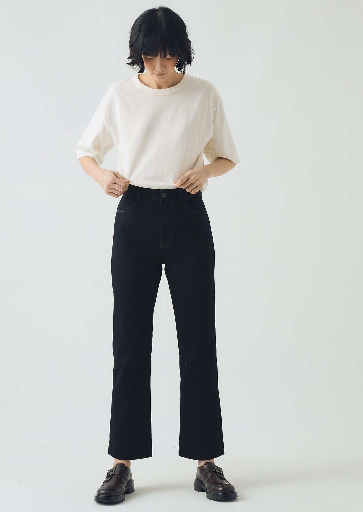 Japanese Denim Slim Trousers | Indigo