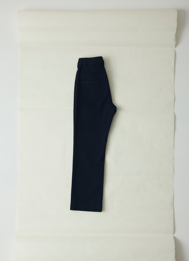 Japanese Denim Slim Trousers | Indigo