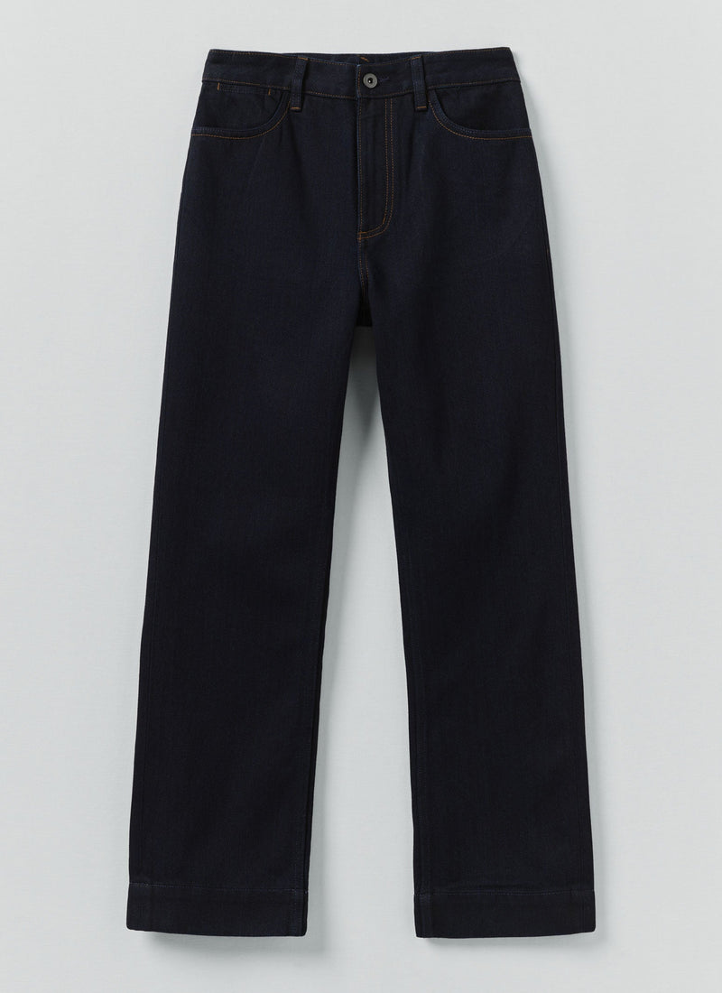 Japanese Denim Slim Trousers | Indigo