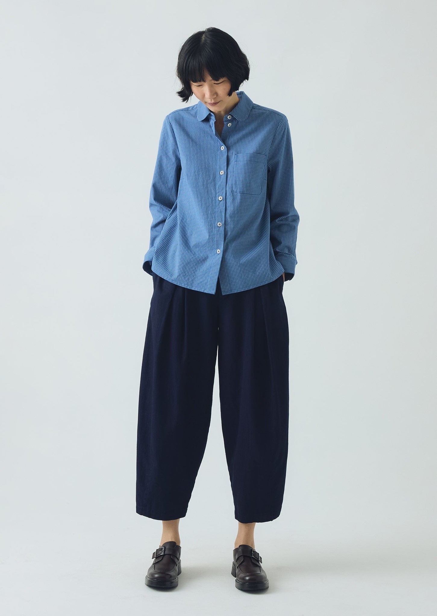 Bronwen Indigo Twill Trousers | Indigo