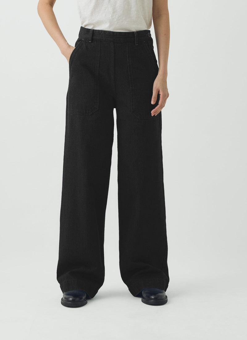 Annie Denim Full Length Jeans | Carbon Black