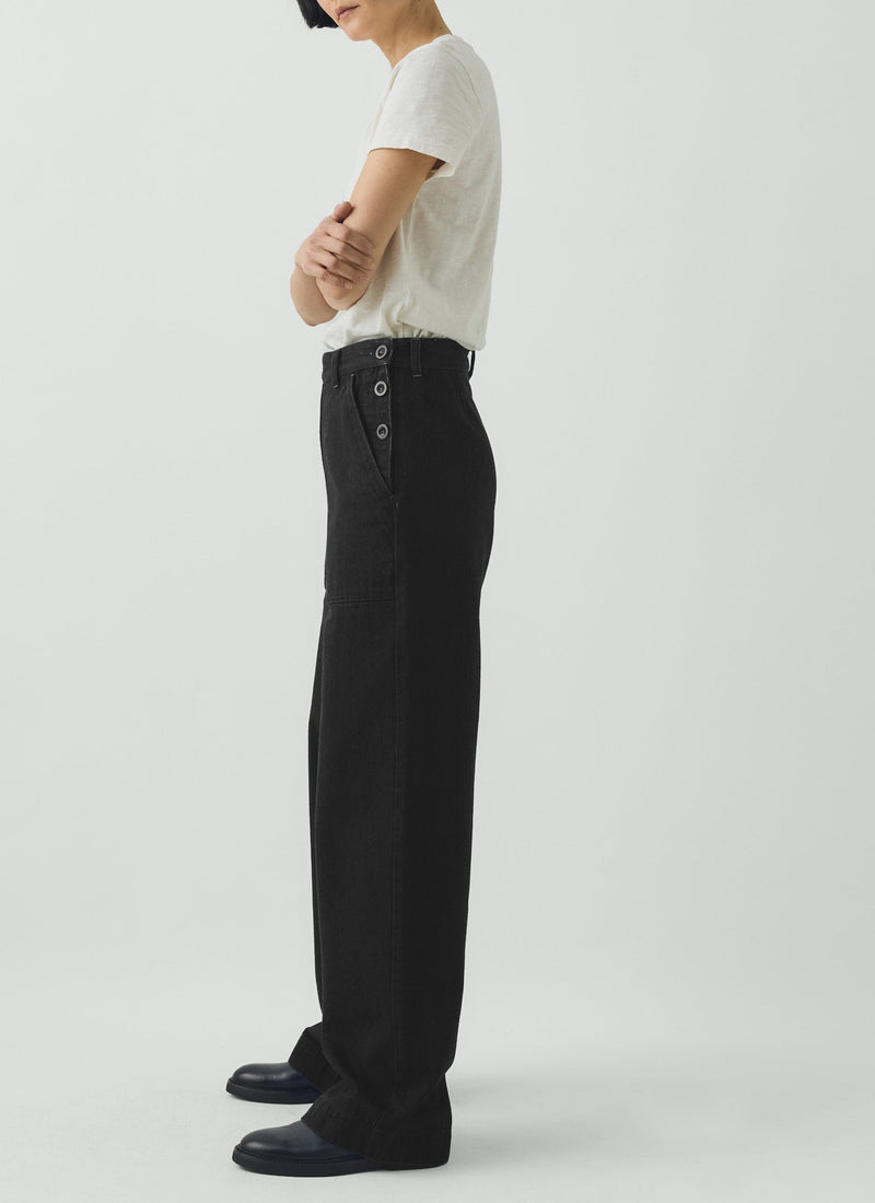 Annie Denim Full Length Jeans | Carbon Black