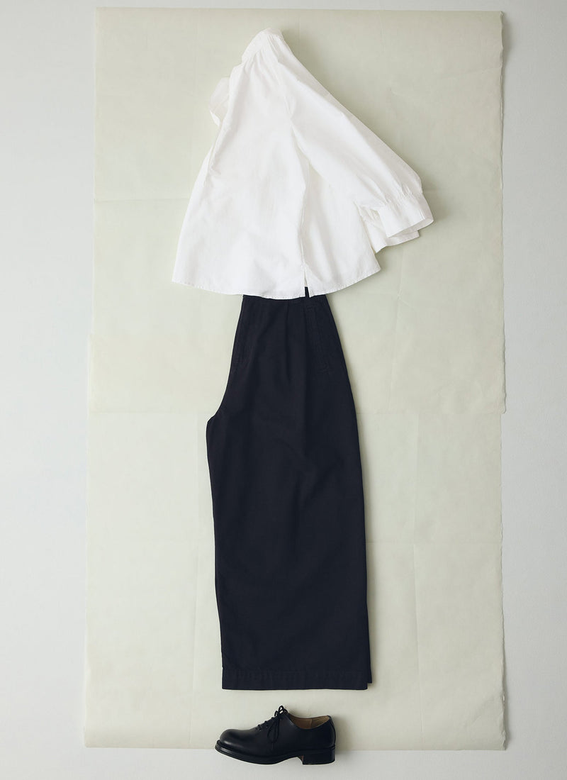 Catrin Cotton Oxford Easy Shirt | White