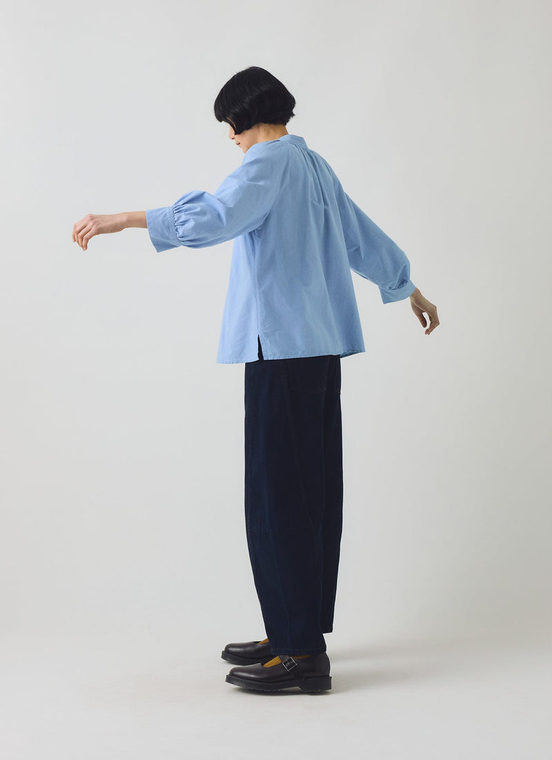 Catrin Cotton Oxford Easy Shirt | Chambray