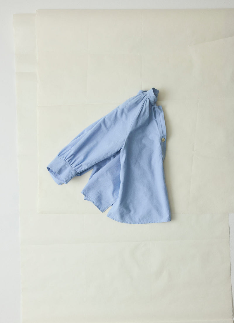 Catrin Cotton Oxford Easy Shirt | Chambray