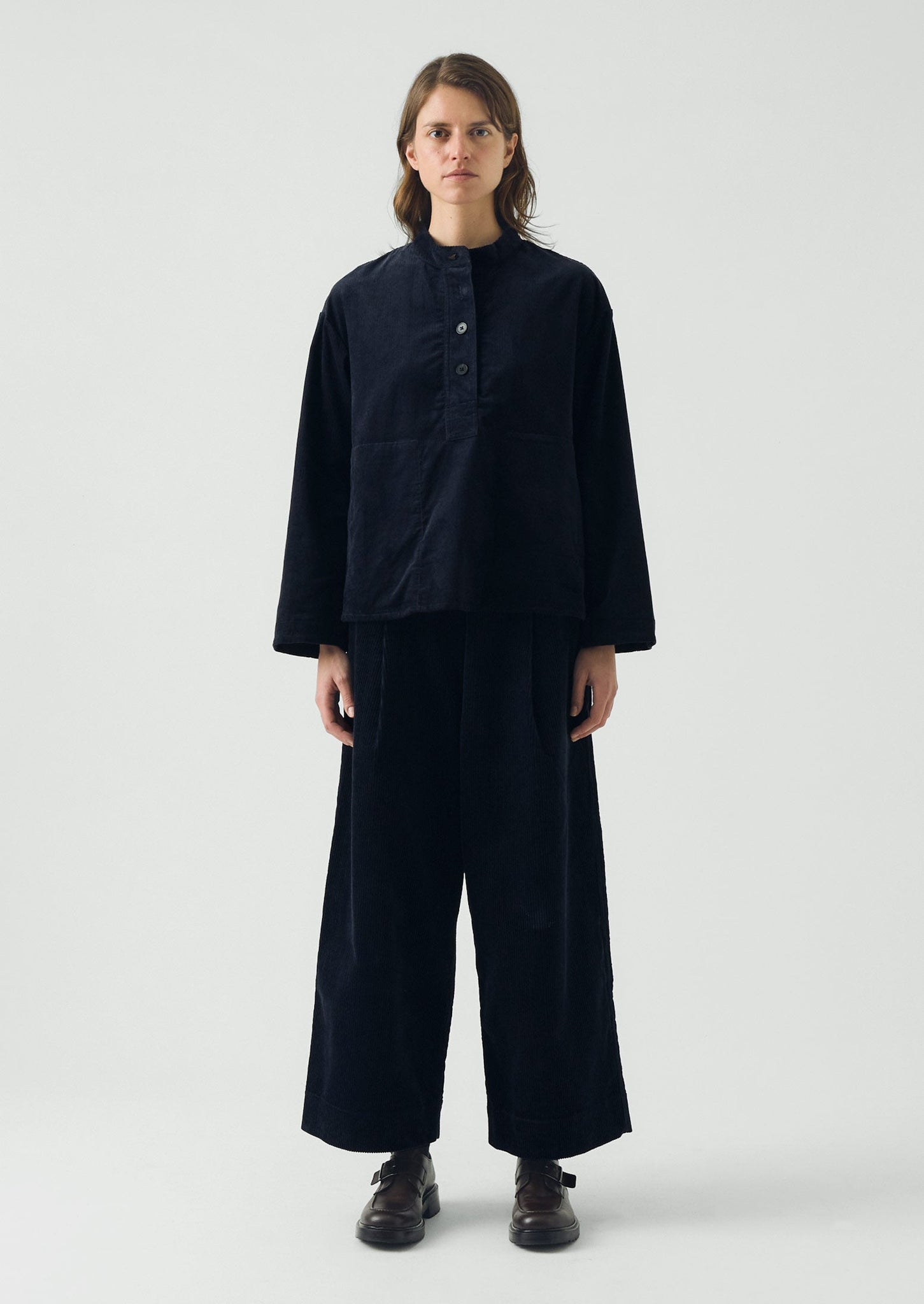 Popover Smock Top | Midnight
