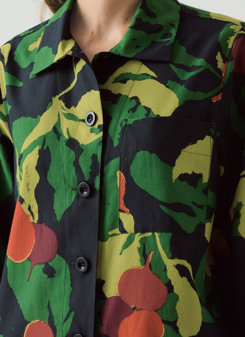 Baya Produce Print Shirt | Slate