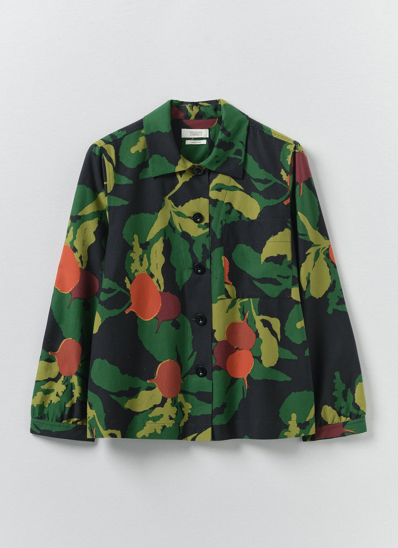 Baya Produce Print Shirt | Slate