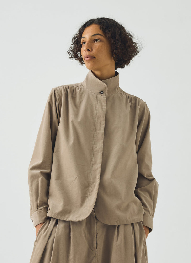 Cotton Needlecord Shirt | Dune