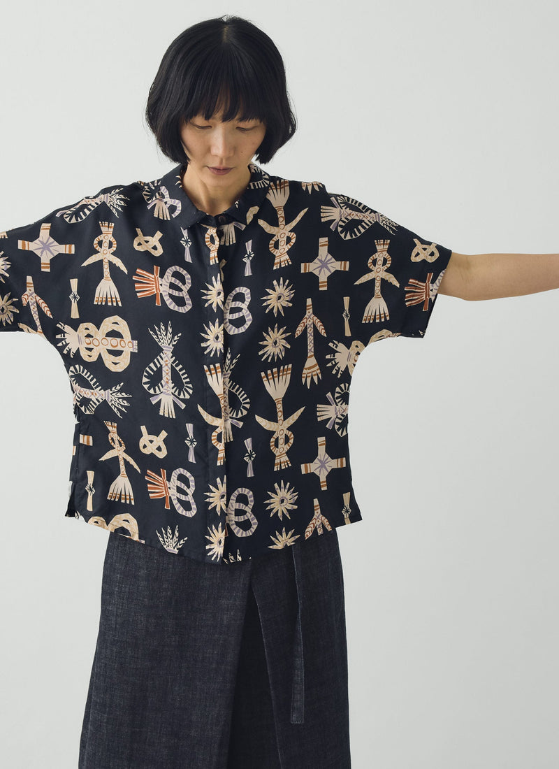 Corn Dolly Twill Shirt | Slate