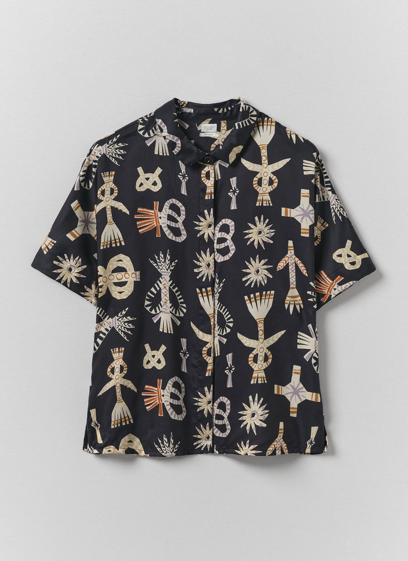 Corn Dolly Twill Shirt | Slate