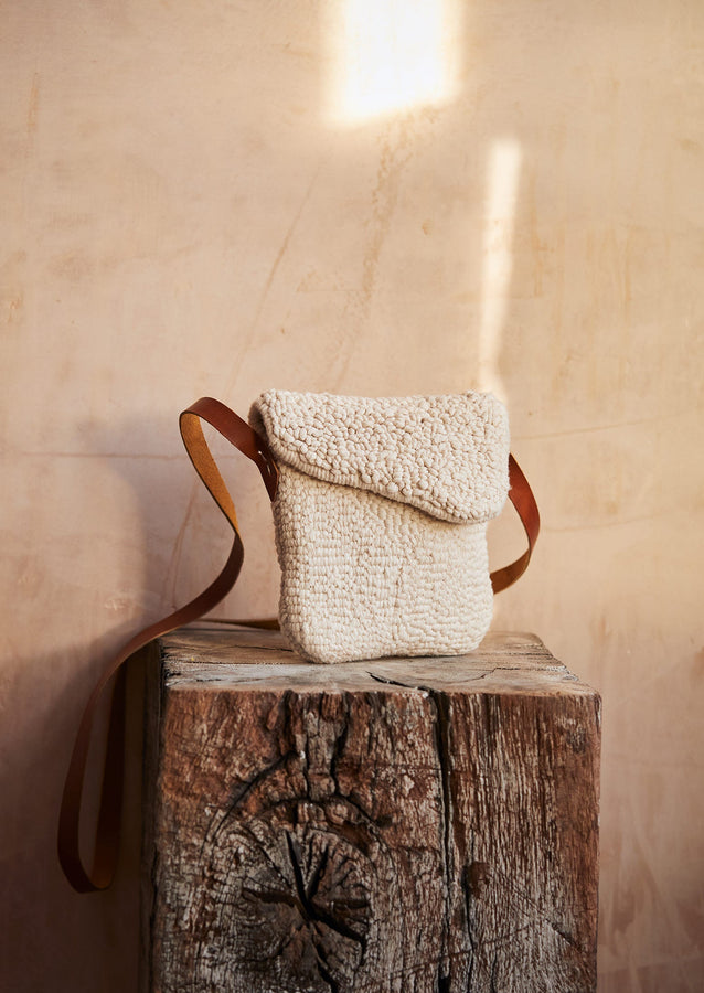 Rose Pearlman Asymmetric Cotton Bag | White